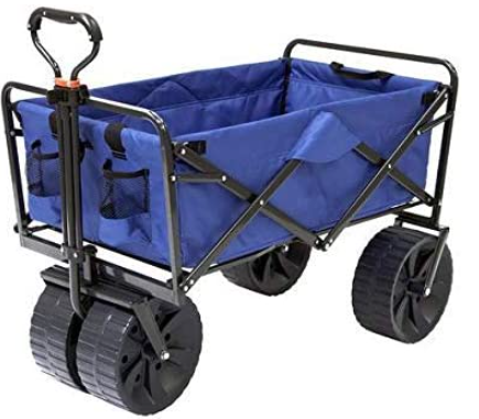 heavy duty steel frame collapsible utility wagon